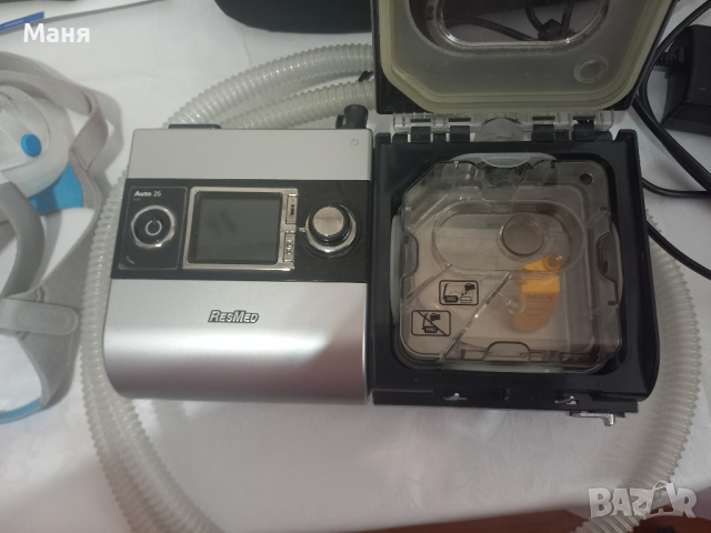 Дихателен апарат( за сънна апнея) с овлажнител, снимка 5 - Медицинска апаратура - 44766110