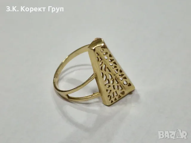 Дамски златен пръстен 14К / 3,16 гр., снимка 3 - Пръстени - 55712890