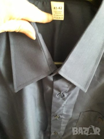 Мъжка риза тъмносиня 41/42, снимка 6 - Ризи - 30428825