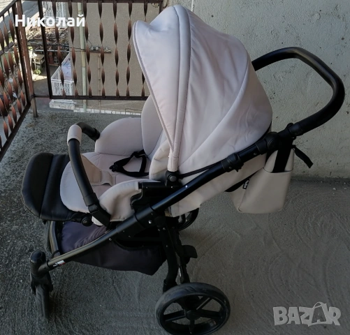 Бебешка количка Buba Karina Light 3в1, Latte, снимка 14 - Детски колички - 54313868