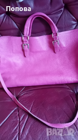 Голяма италианска маркова чанта естествена кожа , снимка 5 - Чанти - 44924195