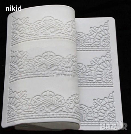 Голяма комбинирана Тройна силиконов молд форма за украса торта гъмпейст захарна, снимка 2 - Форми - 31624306