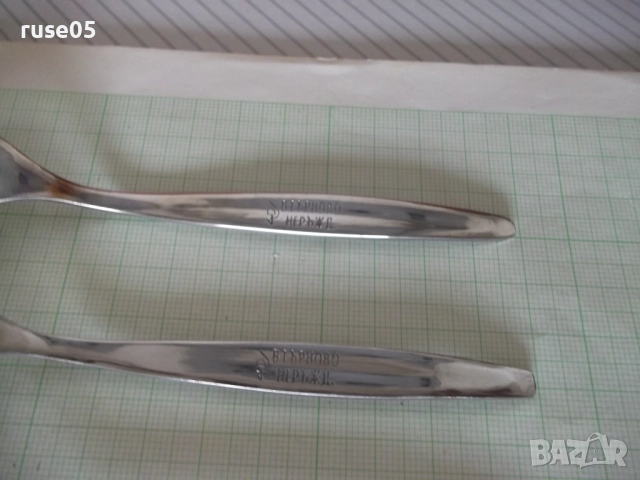 Лот от 6 бр. вилици от "☭ В. Търново" от соца, снимка 5 - Прибори за хранене, готвене и сервиране - 51555537