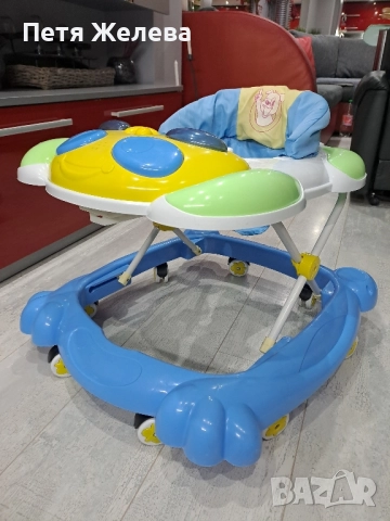 Детска регулируема проходилка с 8 колела, снимка 6 - Проходилки - 52490852