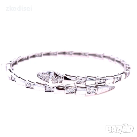 Златна дамска гривна BVLGARI 10,99гр. 14кр. проба:585 модел:32269-6, снимка 2 - Гривни - 50938592