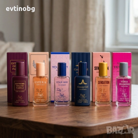Комплект от 6 дамски парфюма по 22мл – Аромат за всеки ден и настроение, снимка 3 - Дамски парфюми - 53921794