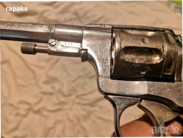 Револвер Наган. Колекционерско оръжие, пистолет Сръбски1885г, снимка 6 - Антикварни и старинни предмети - 38666233