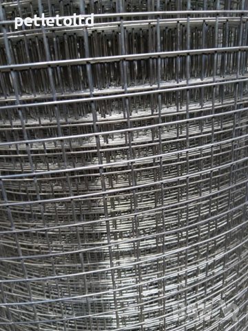 Мрежа електро-заварена за клетки 20 мм Х 20 мм (80 см Х 25 м), снимка 2 - Строителни материали - 21644769