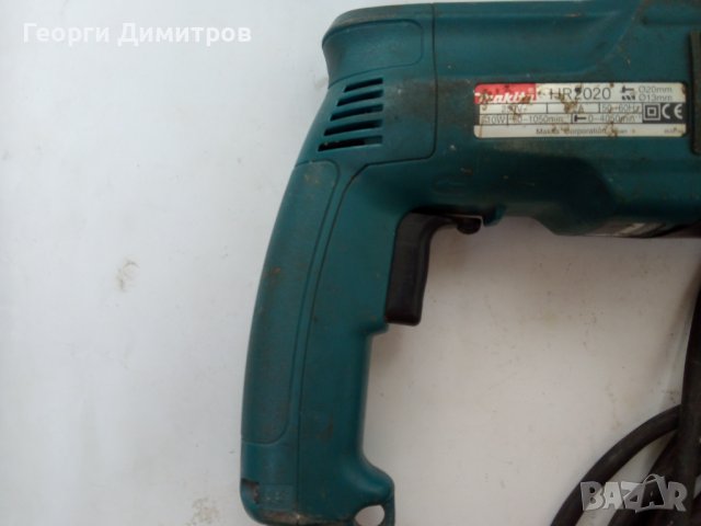 перфоратор MAKITA HR2020 - 710W - две функции, оригинал японски 2002г., снимка 8 - Перфоратори - 34666574