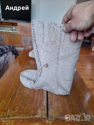 Стари кожени калцуни,гети, снимка 3 - Други ценни предмети - 54194379