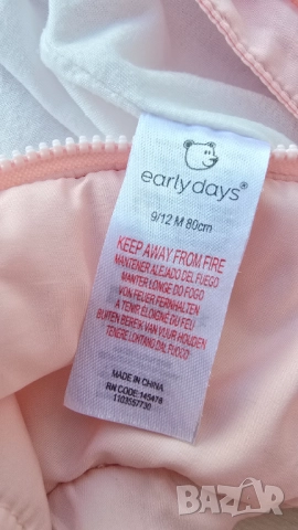 Бебешки космонавт Early days 9-12 месеца, снимка 4 - Бебешки ескимоси - 47277199