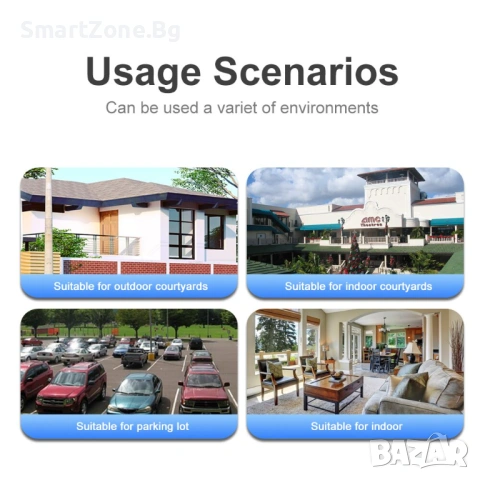 Външна камера, Solar, PTZ, WiFi, 4MP, V380 Pro - VTS02-W, снимка 6 - IP камери - 53064110