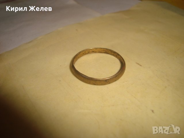 СТАРА БРОНЗОВА ФИНА ХАЛКА РЕТРО СТИЛ ПРЪСТЕН РЪЧНА ИЗРАБОТКА 29133, снимка 5 - Антикварни и старинни предмети - 37412655