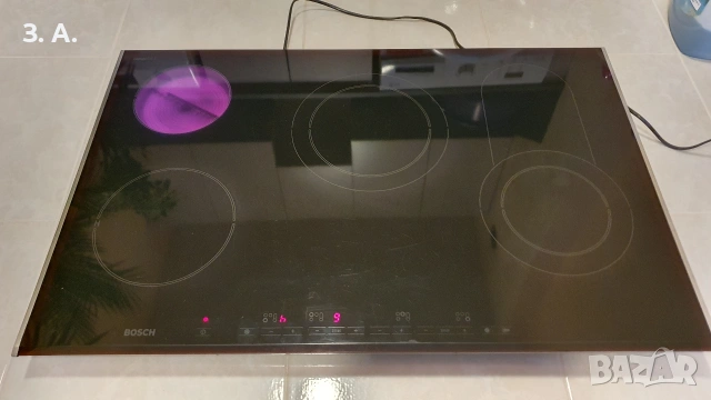 Керамичен плот Bosch PKC865E, снимка 7 - Печки, фурни - 53305333