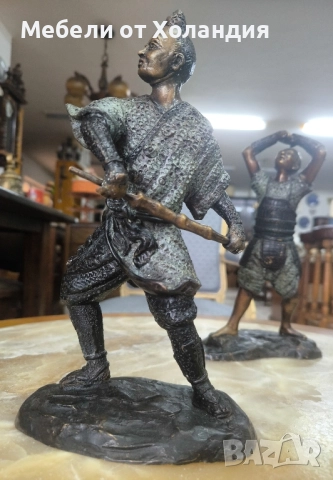 Бронзови пластики на самураи, снимка 5 - Колекции - 52199469