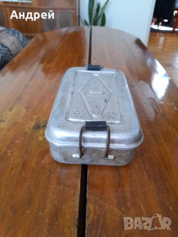 Стара алуминиева кутия #13, снимка 4 - Антикварни и старинни предмети - 32137813