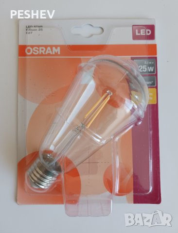  ЛЕД крушки filament 2,5W OSRAM, снимка 1 - Лед осветление - 42753867