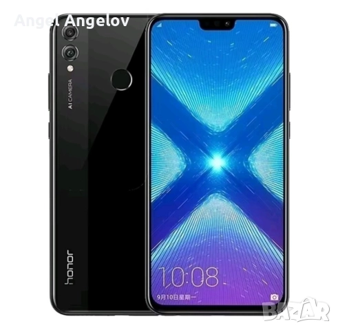 Чисто нов Honor 8x ram 6gb,rom 128gb син цвят,цена 170лв, снимка 2 - Други - 51604492