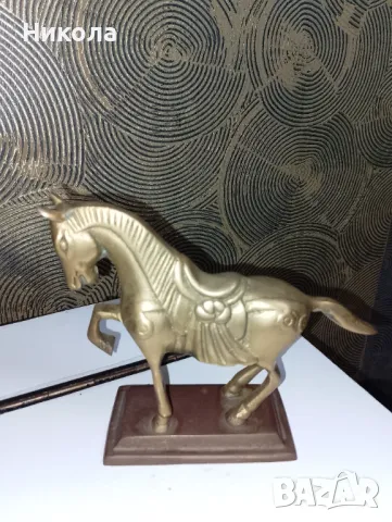 Кон  от месинг, снимка 4 - Други ценни предмети - 48973333