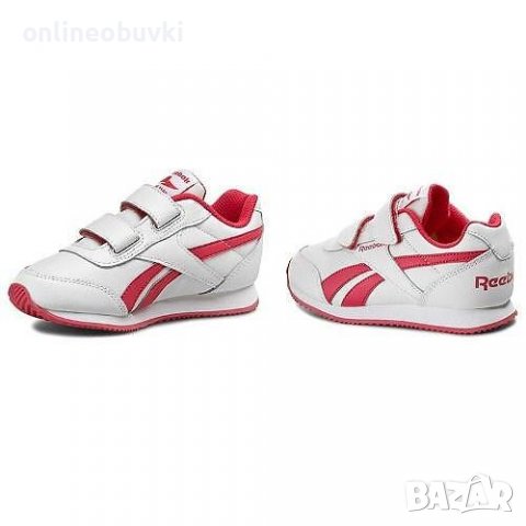 НАМАЛЕНИ!!!Детски спортни обувки REEBOK Royal Бяло/Розово, снимка 2 - Детски маратонки - 28565215