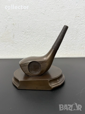 Ретро декоративна фигура "Стик за голф". №8110, снимка 4 - Антикварни и старинни предмети - 54267387