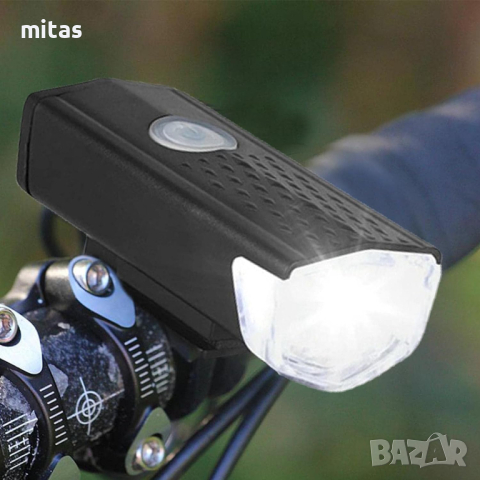 Комплект LED светлини за велосипед колело предна и задна, USB R-7188, снимка 11 - Аксесоари за велосипеди - 44750246