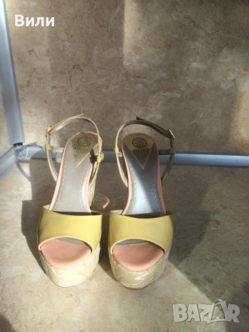 Луксозни, бутикови, оригинални дамски обувки  VERSACE  №36, снимка 5 - Дамски елегантни обувки - 26288550