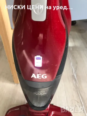 Безжична прахосмукачка AEG CX7 LITHIUM 2в1, снимка 6 - Прахосмукачки - 48799781