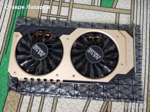 Геймърска видеокарта Palit Jetstream GTX 970 4GB GDDR 5 - перфектна, снимка 2 - Видеокарти - 34454654