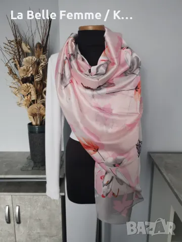 Дамски шалове от коприна, снимка 9 - Шалове - 49840377