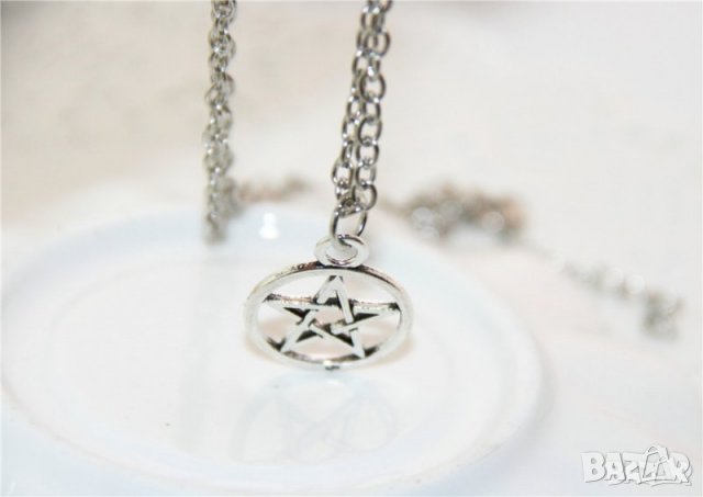 Колие с пентаграм за защита и енергийно усилване! - М