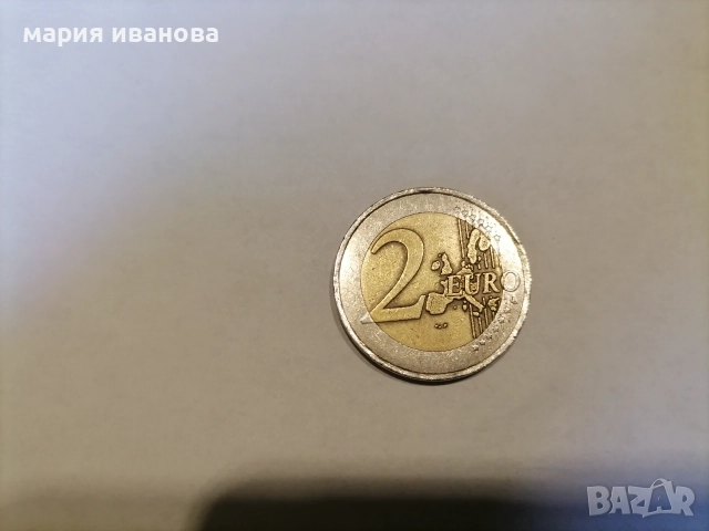 1 евро франция 2001 дефект в годината, снимка 3 - Нумизматика и бонистика - 55947370