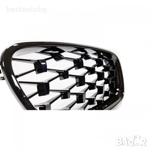 Бъбреци за 5-та серия BMW F10 / F11 (10-18) Diamond Style Черен Гланц, снимка 2 - Аксесоари и консумативи - 38084156