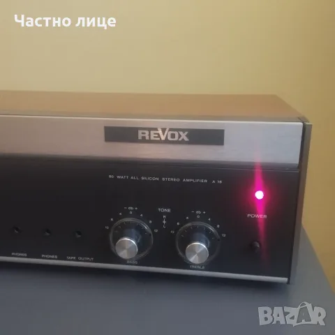 ReVox A 78 усилвател, снимка 3 - Ресийвъри, усилватели, смесителни пултове - 55981492