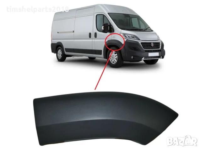 Вежда преден калник ДЯСНА Fiat Ducato, Citroen Jumper, Peugeot Boxer след 2014 година