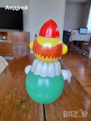 Стара кукла Неваляшка Клоун, снимка 3 - Други ценни предмети - 47719127