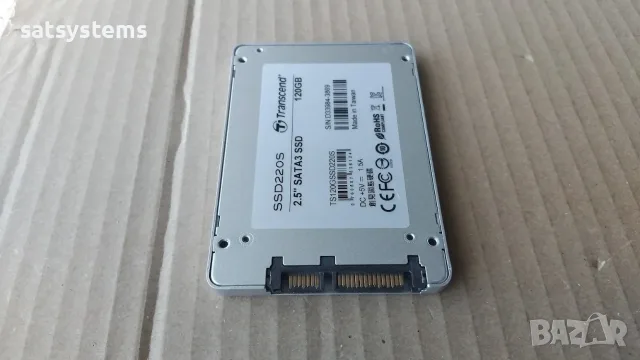 SSD Transcend TS120GSSD220S 120GB SATA 6.0Gb/s, снимка 4 - Твърди дискове - 56169296