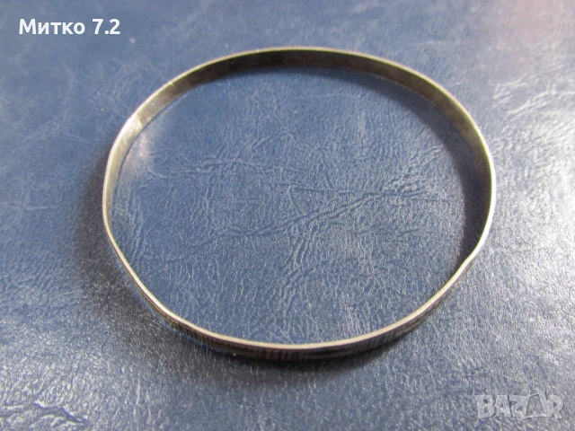 дамска сребърна гривна - 9, снимка 4 - Гривни - 50482868