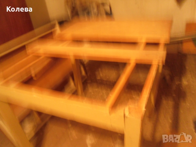 Дървена разтегателна маса , снимка 2 - Маси - 51751949