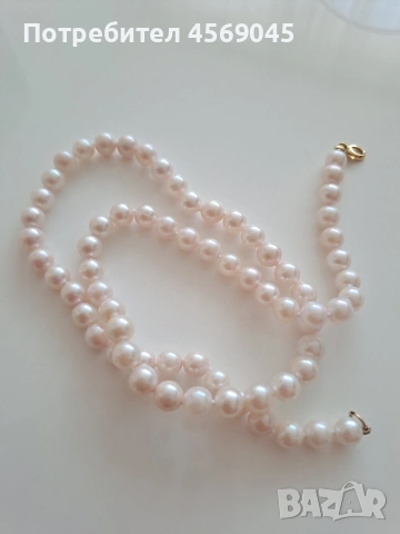 Перлено колие, снимка 3 - Колиета, медальони, синджири - 53875645