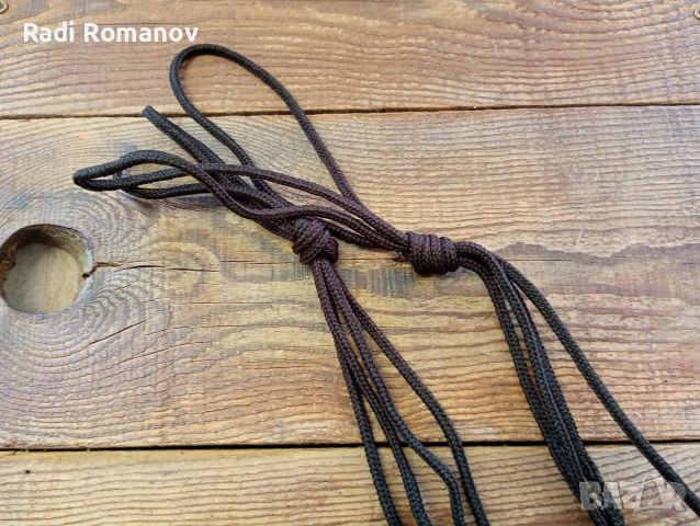 Кафяви връзки за обувки 