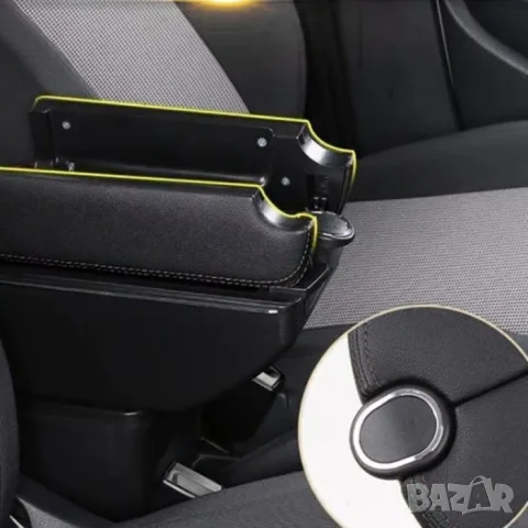 Универсален подлакътник за автомобил с 3 USB порта, поставка за чаша и място за съхранение, снимка 3 - Аксесоари и консумативи - 55859922