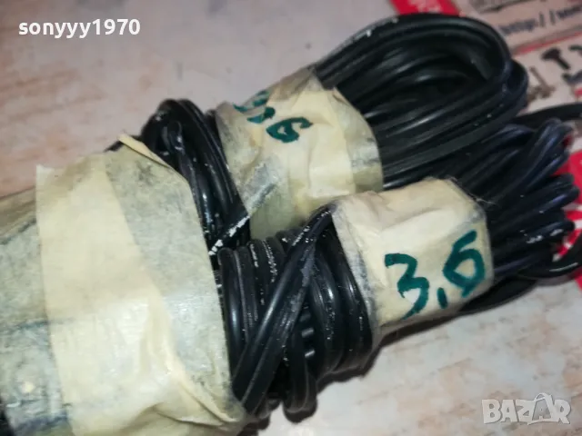 КАБЕЛИ ЗА ТОНКОЛОНИ С РЕТРО БУКСИ 2БР ОТ ГЕРМАНИЯ 1203251520, снимка 5 - Тонколони - 49465314
