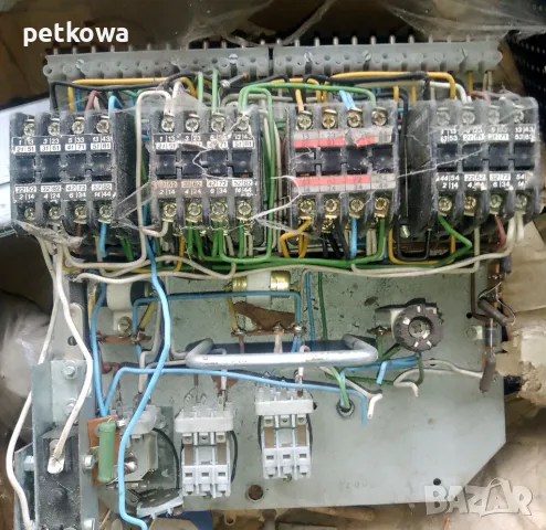 неизползувани ел. табла за управление с контактори, снимка 1