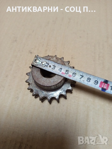 Соц Стара Зъбчата Шайба За Машини Техника 0.730кг. Номер 194., снимка 7 - Антикварни и старинни предмети - 53037174
