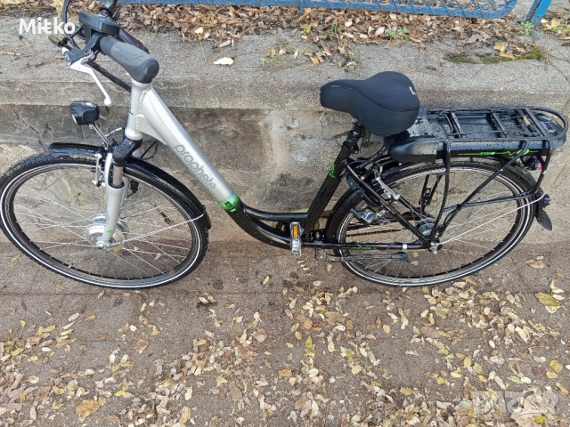 28 цола електрически алуминиев велосипед с 7 скорости усилени капли амортисьори предни като нов, снимка 6 - Велосипеди - 52547876