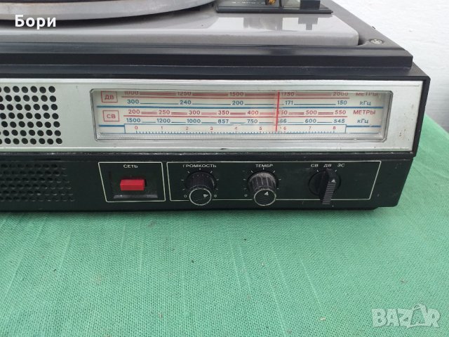 Серенада РЭ-308 радиограмофон, снимка 3 - Радиокасетофони, транзистори - 32152992