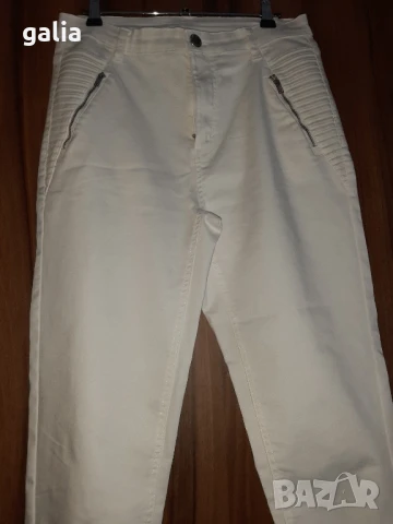 Бял панталон Zavanna - 38, снимка 2 - Панталони - 51129484