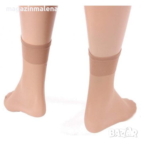 Bellissima италиански черни,бежови къси чорапи над глезените Белисима дамски къси прозрачни чорапи, снимка 5 - Дамски чорапи - 29536780
