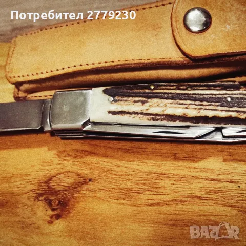 Многофункционална ножка с чирени от рог Нова, снимка 5 - Ножове - 50435378